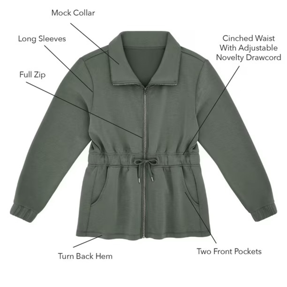 NWOT Member's Mark Women's Sandwash Jacket Size Large - Picture 7 of 10